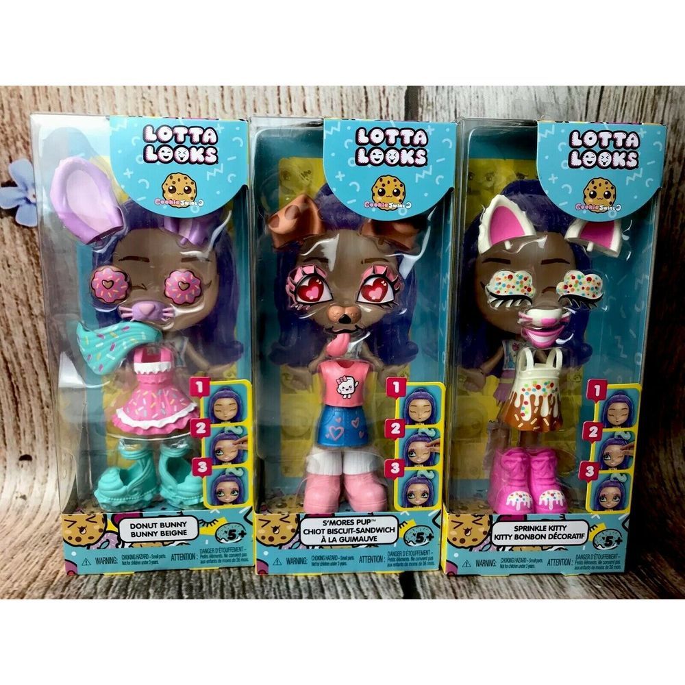 3-Lotta Looks Cookie Swirl Donut Pup & Accessories